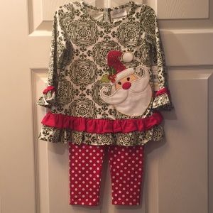 Emily Rose Embellished/Embroidered Santa Outfit